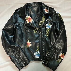 Faux Leather Jacket